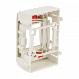 Дополнительный настенный бокс на 1 модуль Mosaic 45x45, белый